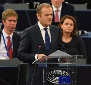 El presidente del Consejo Europeo, Donald Tusk El presidente del Consejo Europeo, Donald Tusk