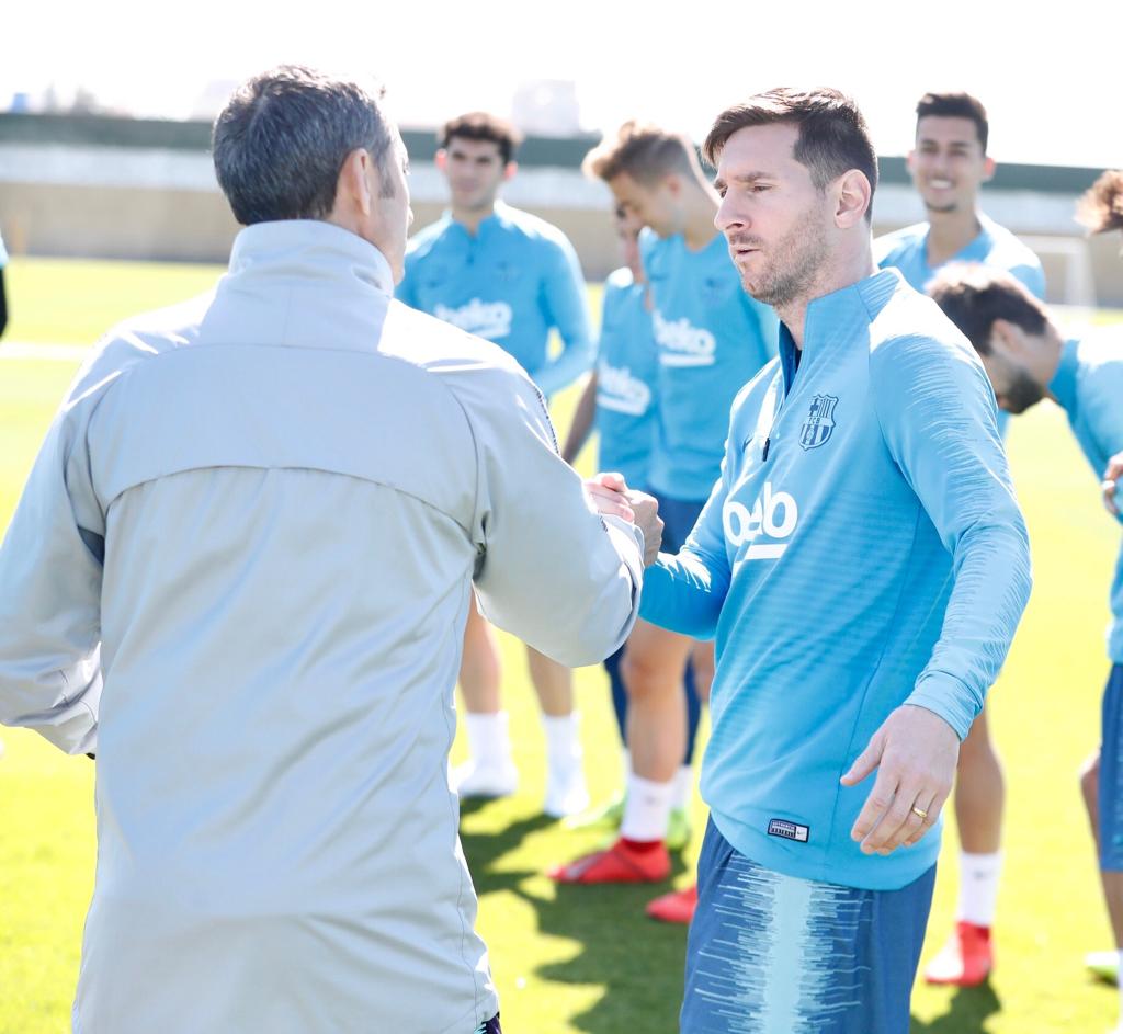 Messi regresa a los entrenamientos con el Barcelona junto con el resto de internacionales Messi regresa a los entrenamientos con el Barcelona junto con el resto de internacionales