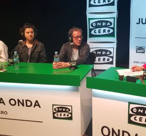 Pep Gatell y dos miembros de la Fundación Épica en Julia en la onda Pep Gatell y dos miembros de la Fundación Épica en Julia en la onda