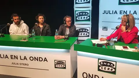 Pep Gatell y dos miembros de la Fundación Épica en Julia en la onda Pep Gatell y dos miembros de la Fundación Épica en Julia en la onda