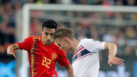 El lateral de la Selecci&oacute;n, Jes&uacute;s Navas. 