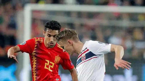 El lateral de la Selección, Jesús Navas. El lateral de la Selección, Jesús Navas.