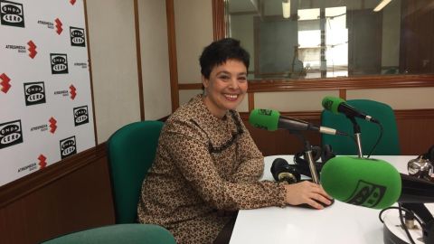 Pilar Zamora, durante la entrevista en Onda Cero Ciudad Real