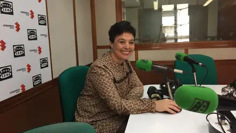 Pilar Zamora, durante la entrevista en Onda Cero Ciudad Real Pilar Zamora, durante la entrevista en Onda Cero Ciudad Real