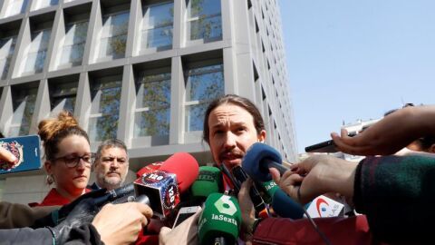 El l&iacute;der de Podemos, Pablo Iglesias