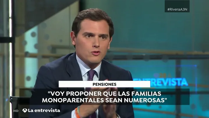 Entrevista a Albert Rivera: "Vamos a proponer que las familias monoparentales y con dos hijos sen consideradas familias numerosas" Entrevista a Albert Rivera: "Vamos a proponer que las familias monoparentales y con dos hijos sen consideradas familias numerosas"