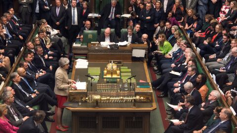 El Parlamento brit&aacute;nico 