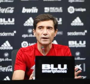 El entrenador del Valencia CF, Marcelino García Toral en rueda de prensa El entrenador del Valencia CF, Marcelino García Toral en rueda de prensa