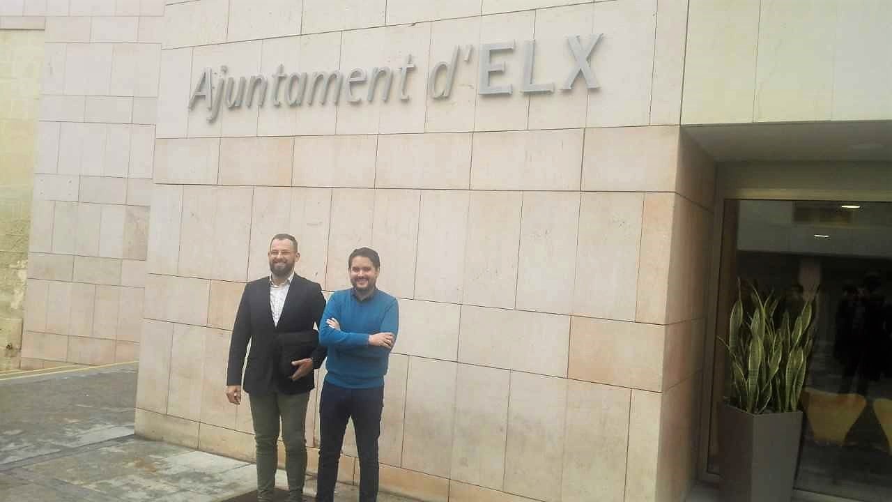 David Caballero y Juan Antonio Sempere, exediles de Ciudadanos, se van a Contigo para concurrir a las elecciones municipales en Elche David Caballero y Juan Antonio Sempere, exediles de Ciudadanos, se van a Contigo para concurrir a las elecciones municipales en Elche