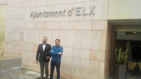 Juan Antonio Sempere y David Caballero se van de Ciudadanos Elche y se suman al partido pol&iacute;tico Contigo