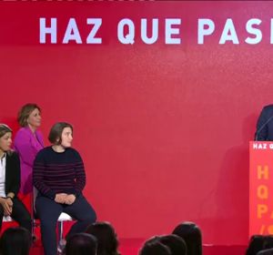 El PSOE presenta su lema 'Haz que pase' El PSOE presenta su lema 'Haz que pase'