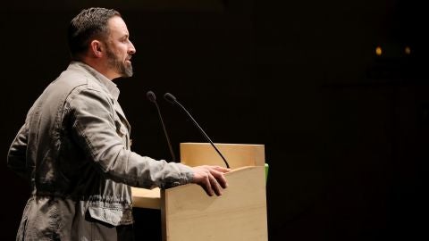 El presidente nacional de Vox, Santiago Abascal