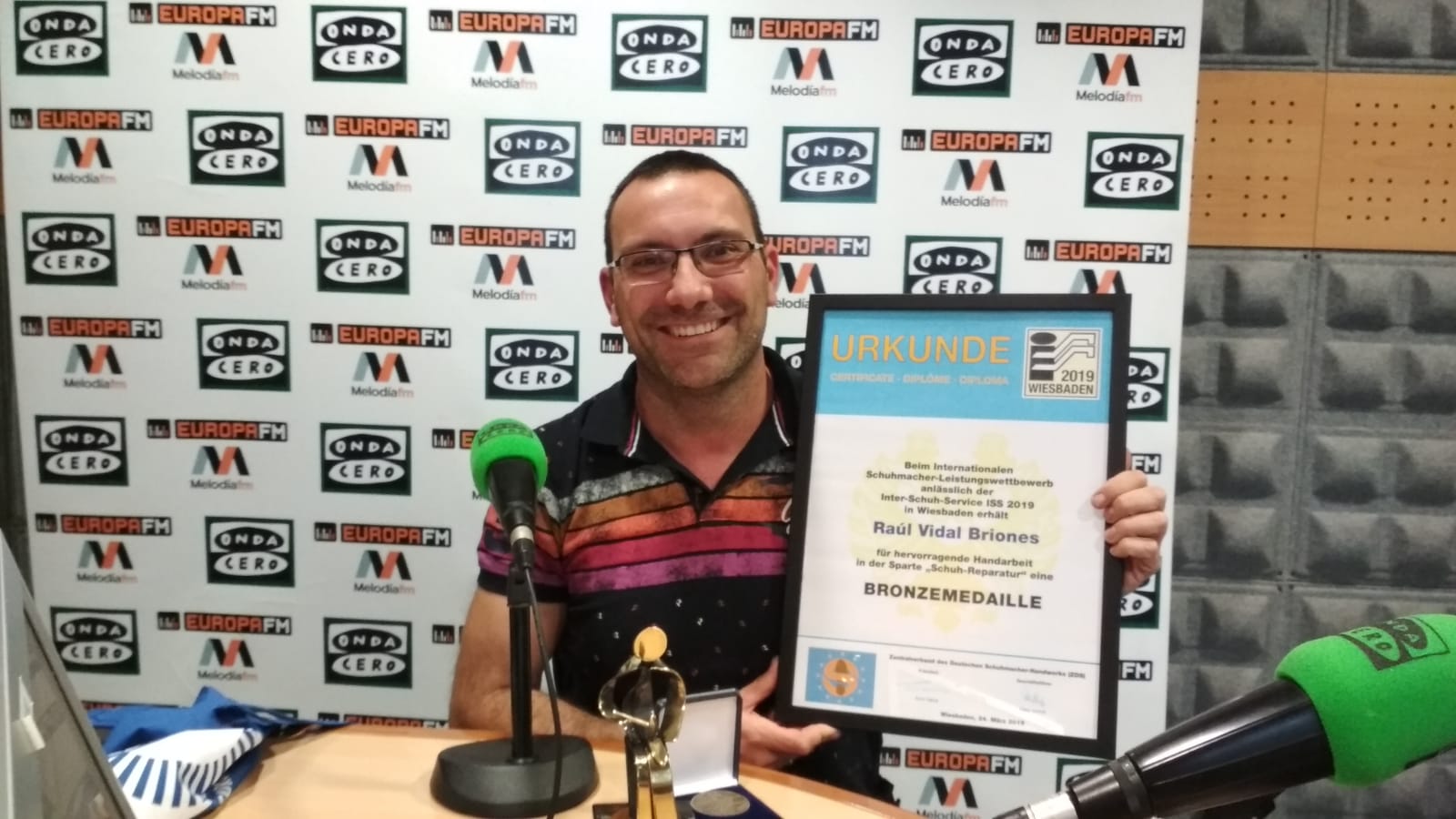 Un vallisoletano se alza con el bronce en el Mundial de reparación de calzado Un vallisoletano se alza con el bronce en el Mundial de reparación de calzado