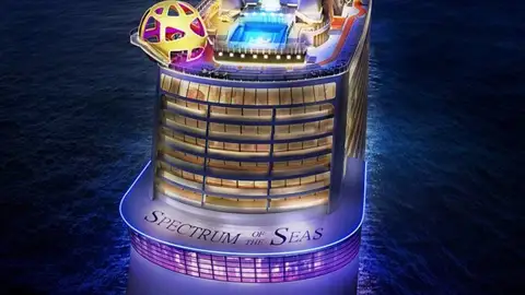 Spectrum of the Seas El próximo martes 16 de abril, la compañía de cruceros Royal Caribbean dará a conocer en Málaga el primer barco de su nueva clase Quantum Ultra: el Spectrum of the Seas.