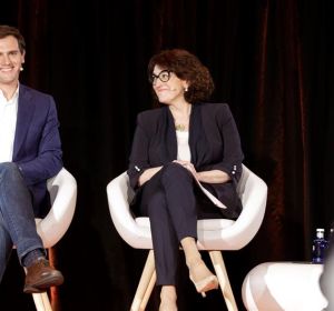 Albert Rivera y Soraya Rodríguez, de Ciudadanos. Albert Rivera y Soraya Rodríguez, de Ciudadanos.