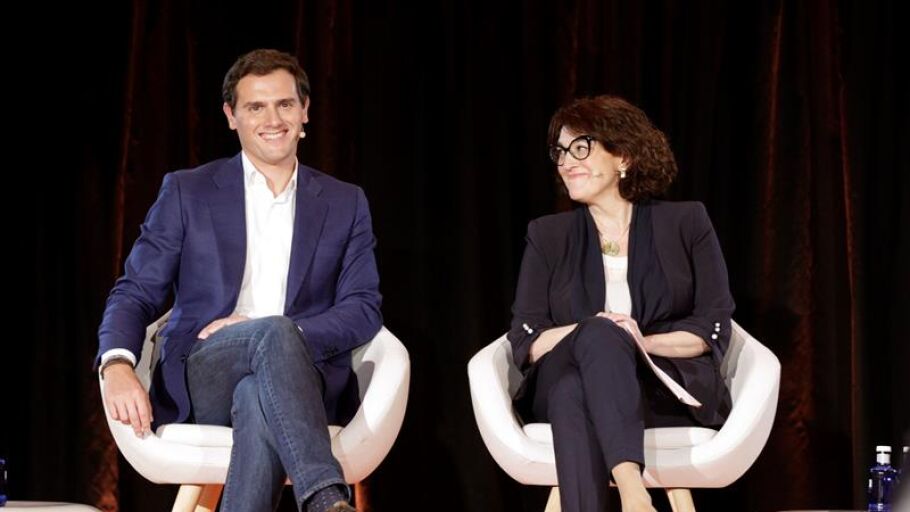 Albert Rivera y Soraya Rodr&iacute;guez, de Ciudadanos. 