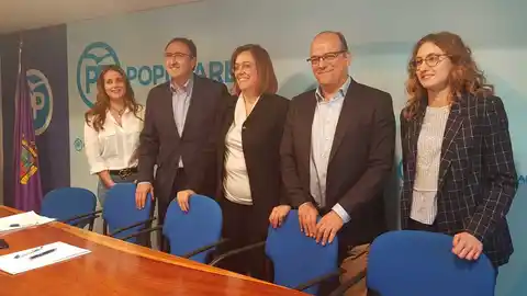 Candidatura PP al Ayuntamiento Presentados los cinco primeros puestos