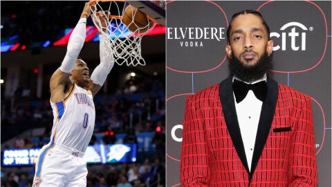 Westbrook y Nipsey Hussle