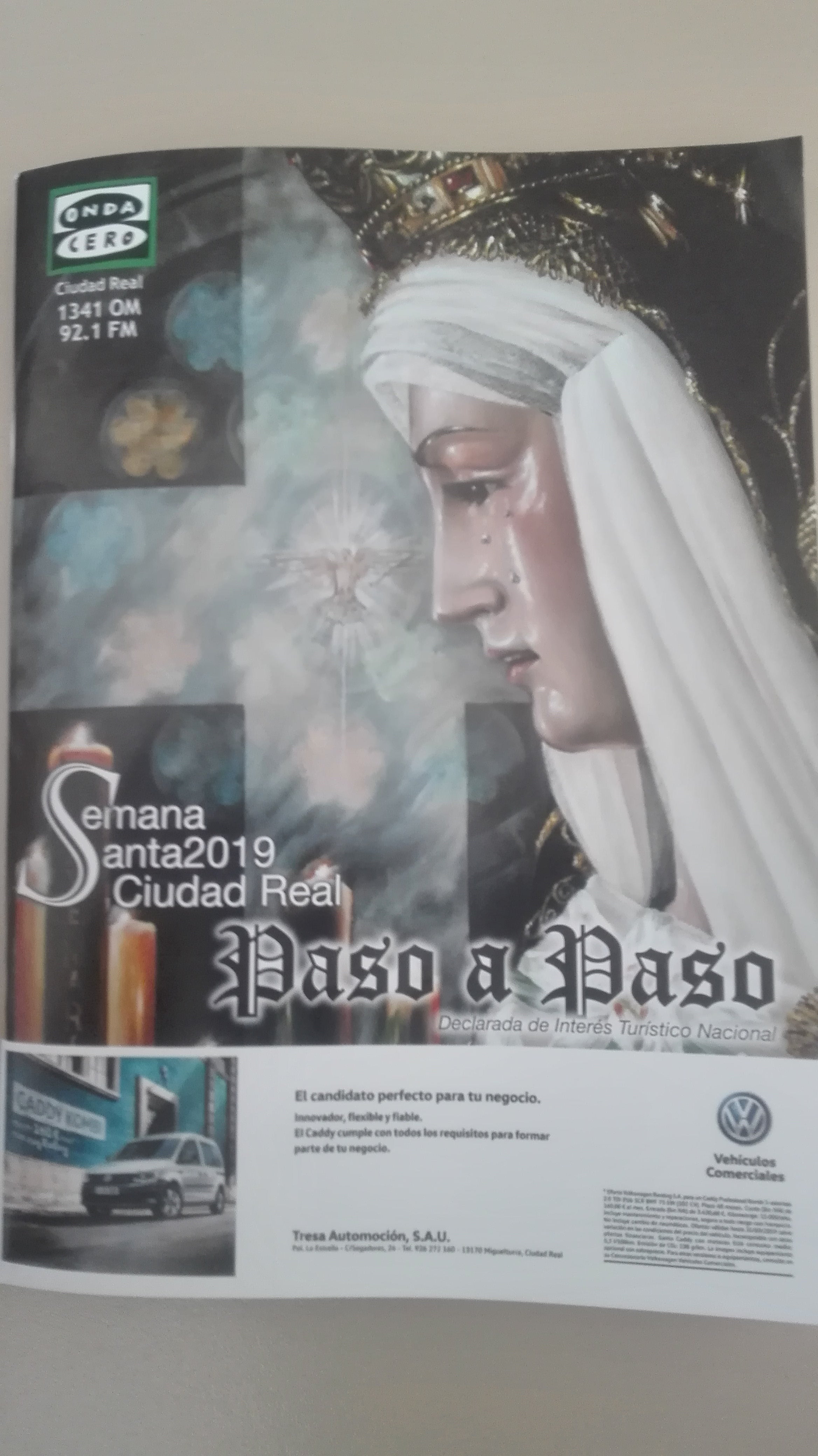 Ya se puede conseguir el programa de mano de la Semana Santa de Ciudad Real de Onda Cero Ya se puede conseguir el programa de mano de la Semana Santa de Ciudad Real de Onda Cero