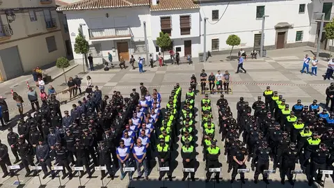 350 policía locales compiten en Las Gabias Campeonato Nacional Alcazaba