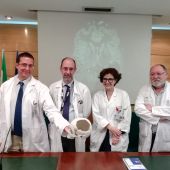 Ibáñez, Serrano, Fernández y Muñoz, doctores que han realizado la intervención