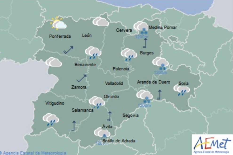 El Tiempo para las próximas horas El Tiempo para las próximas horas