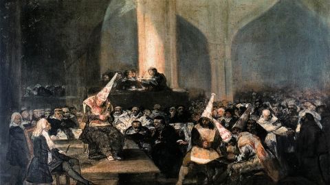 Tribunal de la inquisici&oacute;n, Goya