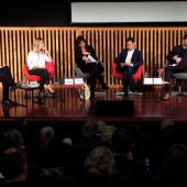 Vista general del debate en La Vanguardia entre los candidatos por Barcelona