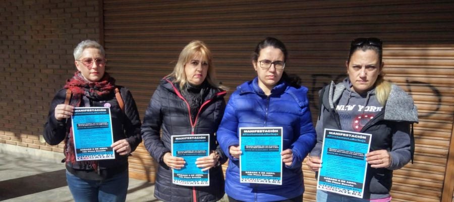 María José Ordóñez y Alma Vives -en el centro- forman parte del Sindicato de Inquilinos de Mallorca María José Ordóñez y Alma Vives -en el centro- forman parte del Sindicato de Inquilinos de Mallorca