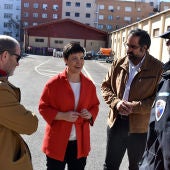 Pilar Zamora, durante su visita al Guardapasos de Ciudad Real