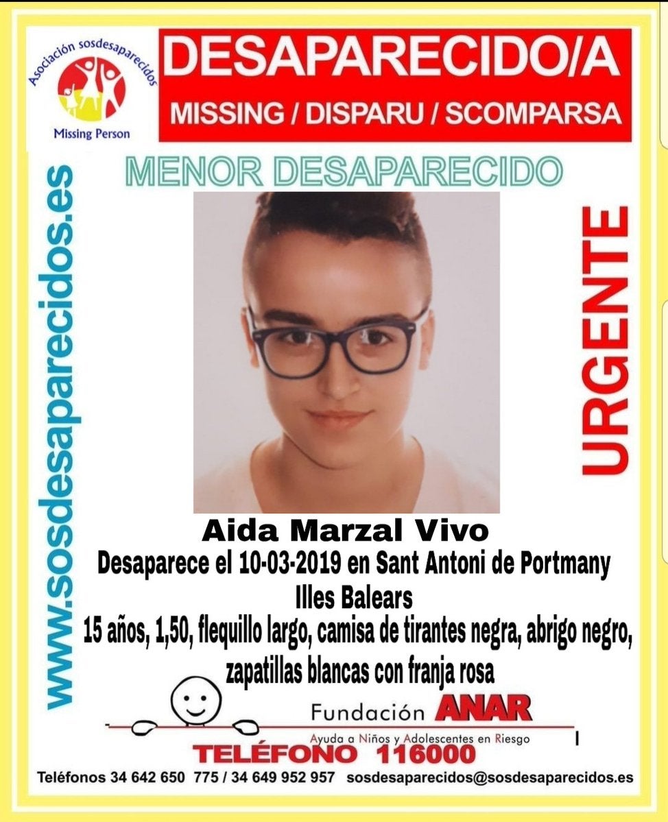 Buscan a una joven de 15 años desaparecida en Sant Antoni de Portmany (Ibiza) Buscan a una joven de 15 años desaparecida en Sant Antoni de Portmany (Ibiza)