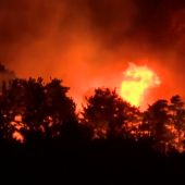 Un incendio forestal arrasa con la Costa Este de Corea del Sur