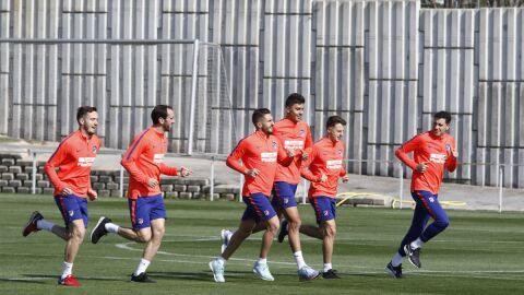 Entrenamiento del Atl&eacute;tico de Madrid