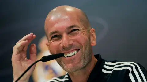 Zidane, en rueda de prensa Zidane, en rueda de prensa