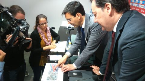 Anuncian un proyecto para convertir el terreno colindante del Estadio Los C&aacute;rmenes en una zona de deporte y ocio