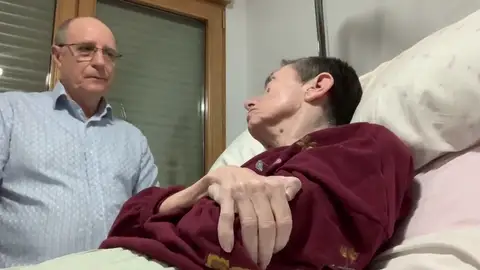 Maria José Carrasco y su marido Maria José Carrasco y su marido