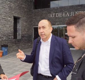 El exalcalde de Elche Alejandro Soler en la Ciudad de la Justicia El exalcalde de Elche Alejandro Soler en la Ciudad de la Justicia