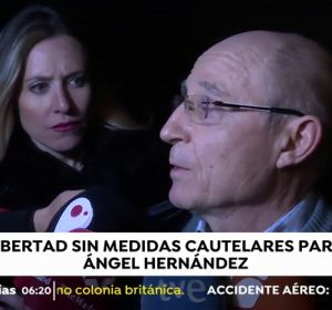 Ángel Hernández a su salida de prisión Ángel Hernández a su salida de prisión