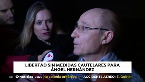 &Aacute;ngel Hern&aacute;ndez a su salida de prisi&oacute;n