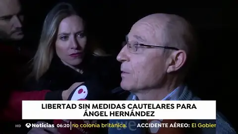 Ángel Hernández a su salida de prisión Ángel Hernández a su salida de prisión