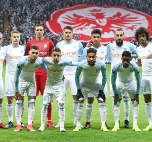 El once del Olympique de Marsella ante el Eintracht El once del Olympique de Marsella ante el Eintracht