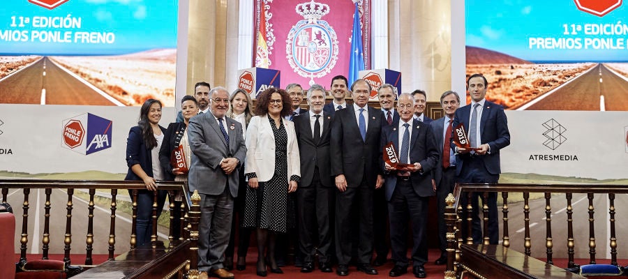 Foto de familia de la 11ª edición de los Premios Ponle Freno Foto de familia de la 11ª edición de los Premios Ponle Freno