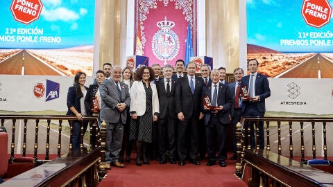 Foto de familia de la 11&ordf; edici&oacute;n de los Premios Ponle Freno