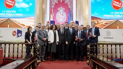 Foto de familia de la 11ª edición de los Premios Ponle Freno Foto de familia de la 11ª edición de los Premios Ponle Freno