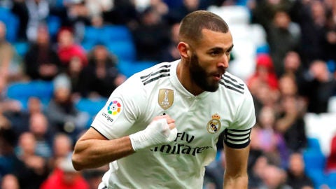 El delantero del Real Madrid, Karim Benzema