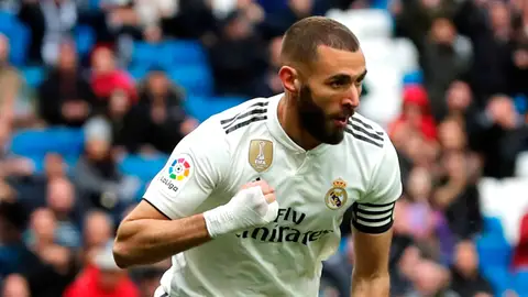 El delantero del Real Madrid, Karim Benzema El delantero del Real Madrid, Karim Benzema
