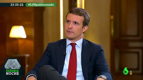 Pablo Casado se compromete a no derogar la Ley de Violencia de Género como pide Vox: "Hay que seguir erradicando esta lacra" Pablo Casado se compromete a no derogar la Ley de Violencia de Género como pide Vox: "Hay que seguir erradicando esta lacra"