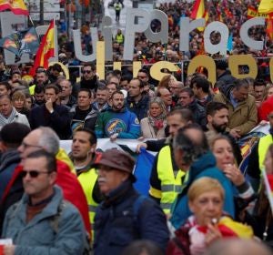 Imagen de la manifestación de la Jusapol en Madrid Imagen de la manifestación de la Jusapol en Madrid