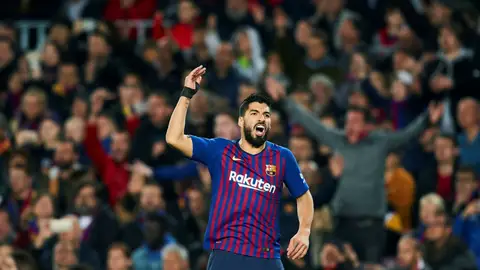 Luis Suárez, con el Barcelona Luis Suárez, con el Barcelona