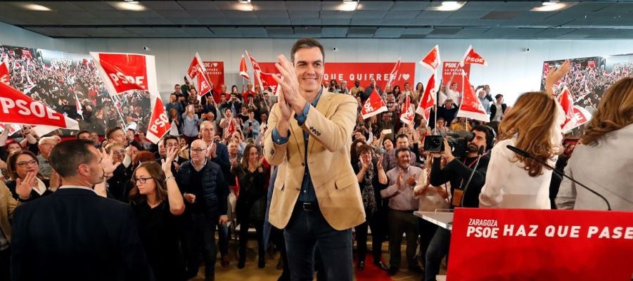 Pedro Sánchez en un acto del PSOE Pedro Sánchez en un acto del PSOE